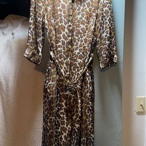 Vintage Giraffe Print Dress